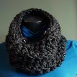 50 % Off - Sparkle Chunky Front Button Cowl Snood..